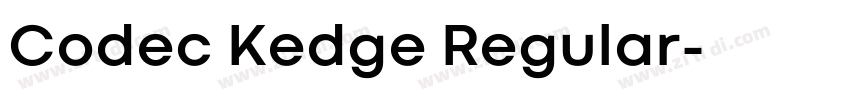 Codec Kedge Regular字体转换 Codec Kedge Regular字体转换
